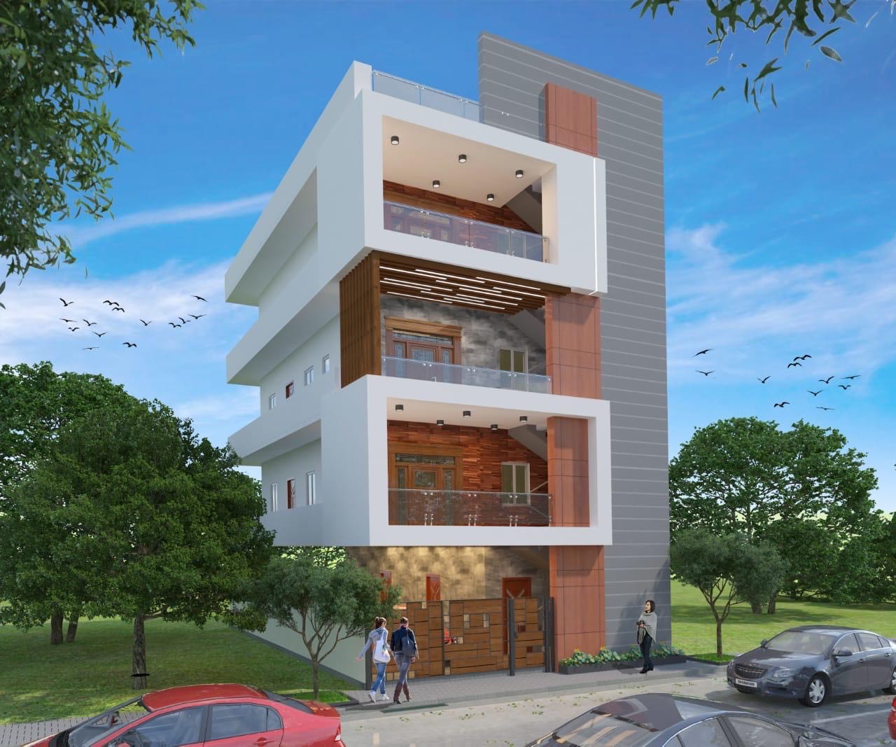 Cantilevered Elevated Design